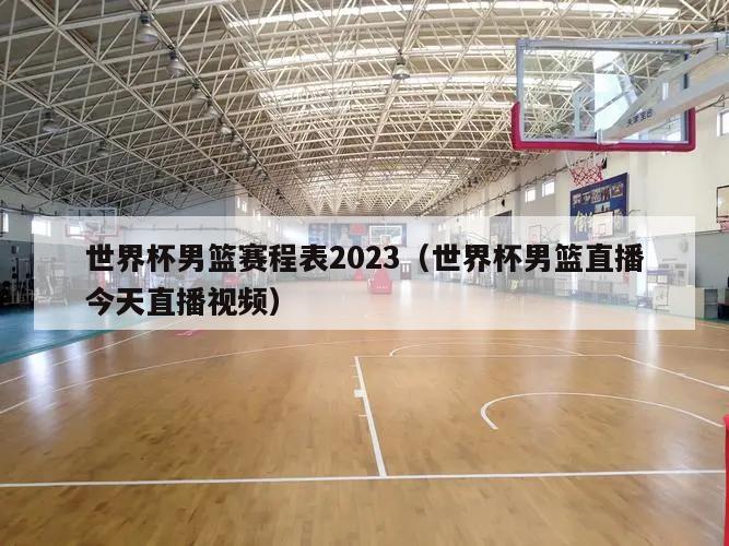 世界杯男篮赛程表2023（世界杯男篮直播今天直播视频）