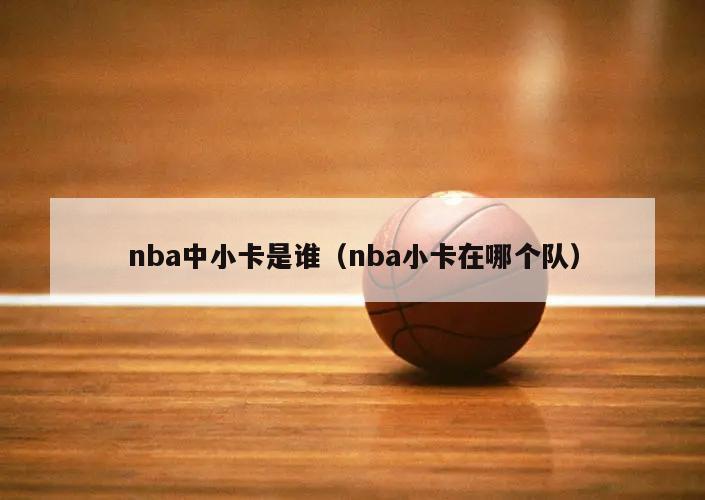 nba中小卡是谁（nba小卡在哪个队）